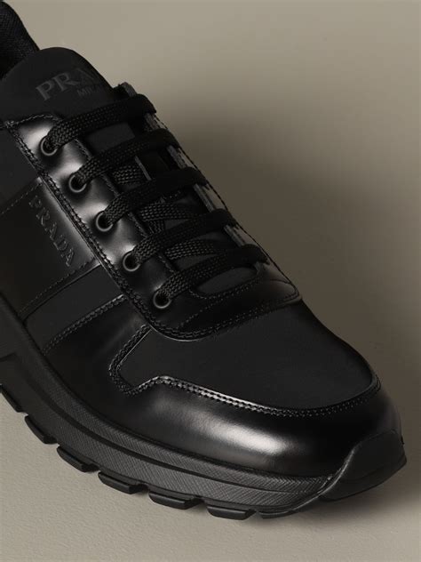 prada black sneakers men